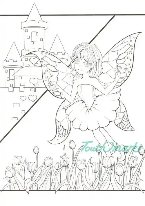 {小精灵与郁金香}