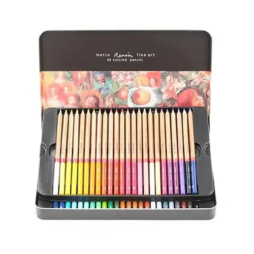 马可48色彩色铅笔