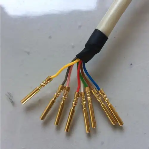 进口镀金 钳压信号接触件 高负载动力接触件 对接插针插孔1mm 2mm