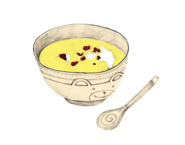 米撒蛋花汤简笔画 简笔画图片大全-普车都