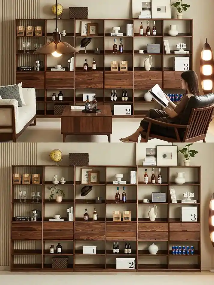 满墙书柜丨拿一面墙承载爱好和收藏.