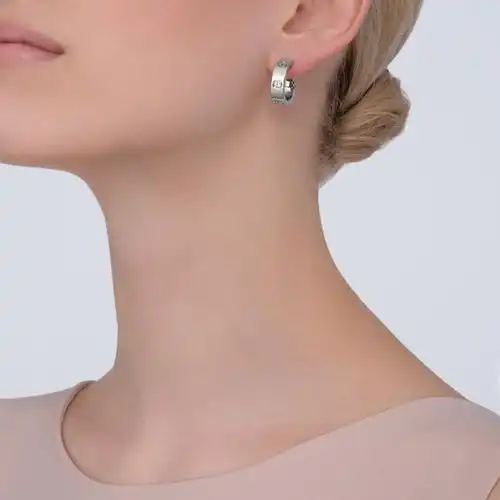 cartier/卡地亚 经典love系列 白色k金 钻石 时尚耳环 b8022800