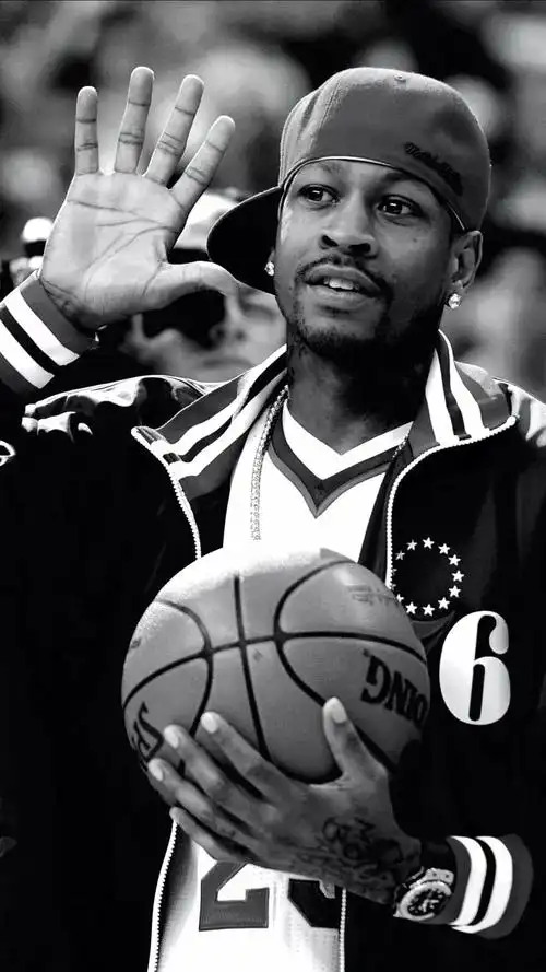 艾弗森黑白壁纸赏析 | 青春就是这么简单