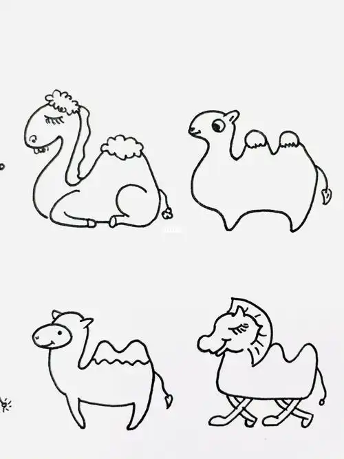 简笔画骆驼简笔画骆驼的画法步骤