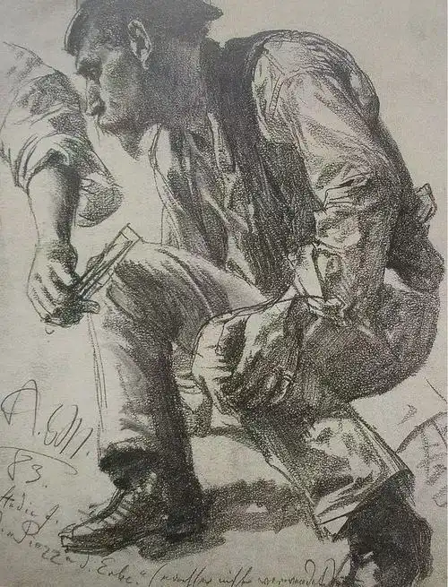 速写集更是杰出的素描大师风俗画家之一也是欧洲最著名的历史画