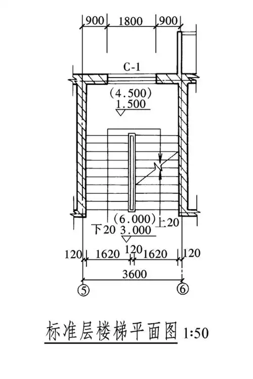 双人通行时楼梯段的宽度通常为().