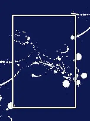 纯色方框海报素材背景图方框型墨绿色背景海报图服装销售蓝色背景文艺