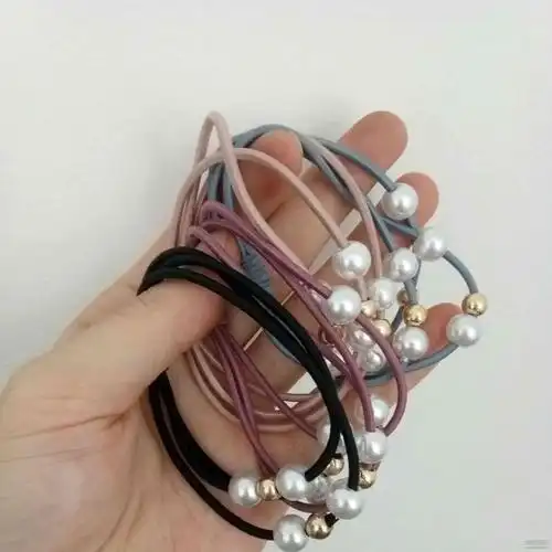 试客社区 -4个发圈韩国头饰头绳小清新皮筋-relemon