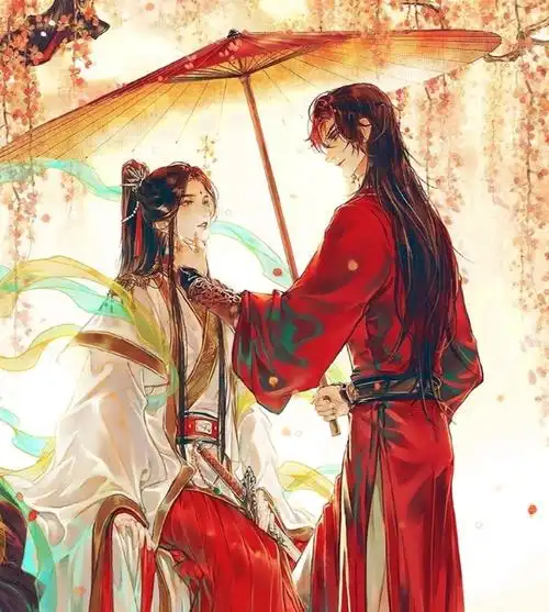 天官赐福精选美图明灯三千花开满城