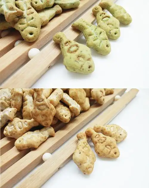 路斯猫饼干猫零食猫用小鱼干饼干猫薄荷 成幼猫零食 混合饼干80g*4盒