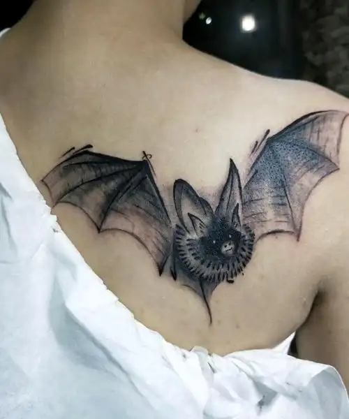 蝙蝠_纹身图案手稿图片_雪狼刺青的纹身作品集