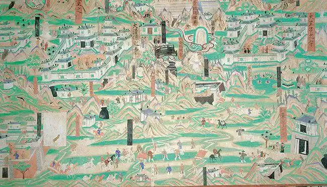 莫高窟第61窟五代元五代敦煌节度使曹元忠功德窟