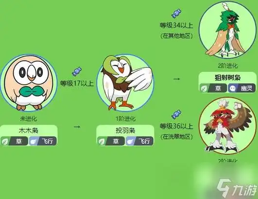 宝可梦传说阿尔宙斯木木枭最终进化怎么样