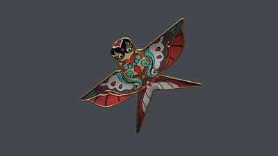 次世代 pbr 风筝 纸鸢 风鸢 物件 _小非呆呆作品_场景场景部件_cg模型