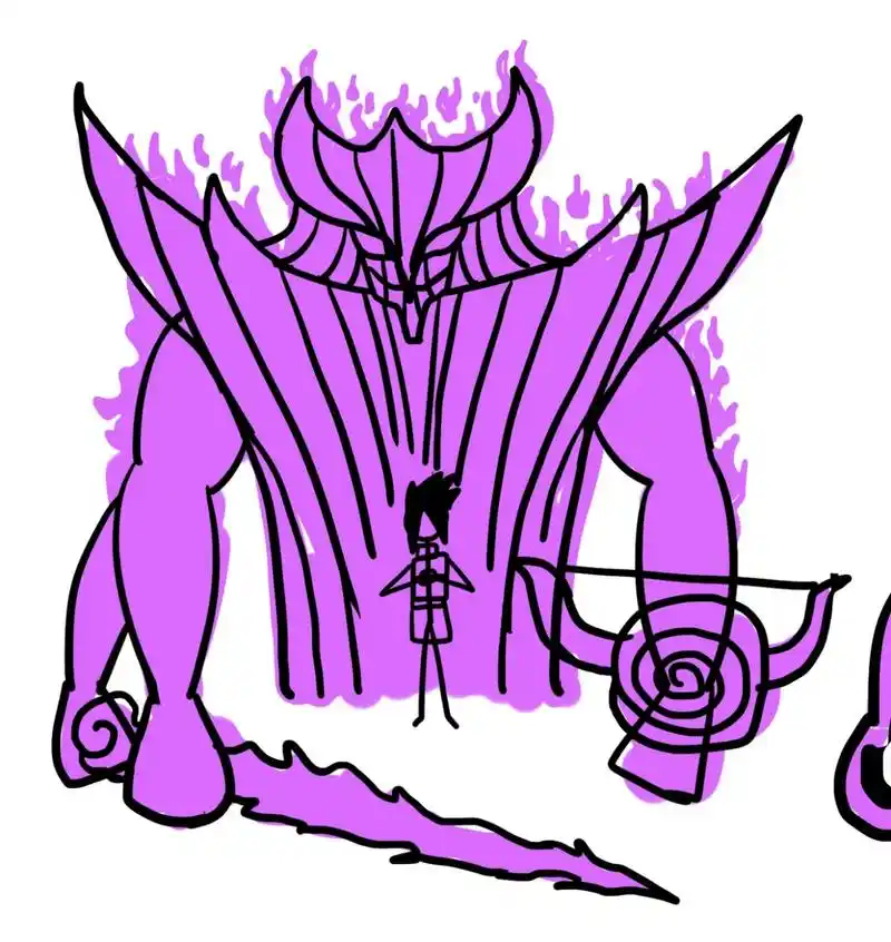 火影忍者,火柴人,须佐能乎,写轮眼儿童画  创意儿童画创意美术少儿