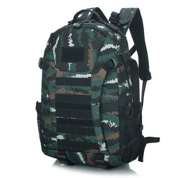 蚁行客 虎斑迷彩双肩包 武特战迷彩背包男军迷战术双肩包 大容量户外