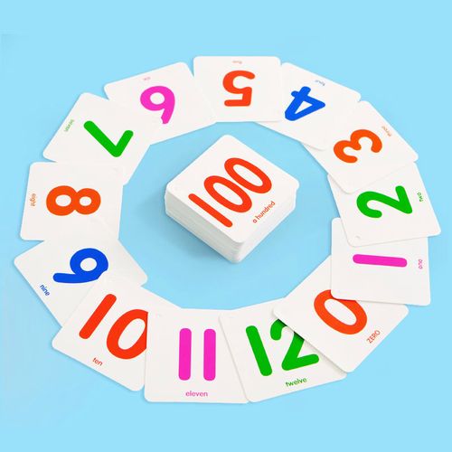 数字卡片1到100 幼儿宝宝早教认数卡片 幼儿园数学识数卡数字玩具