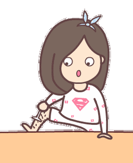 刮腿毛gif可爱gif搞笑gif小女孩gif萌萌哒gif