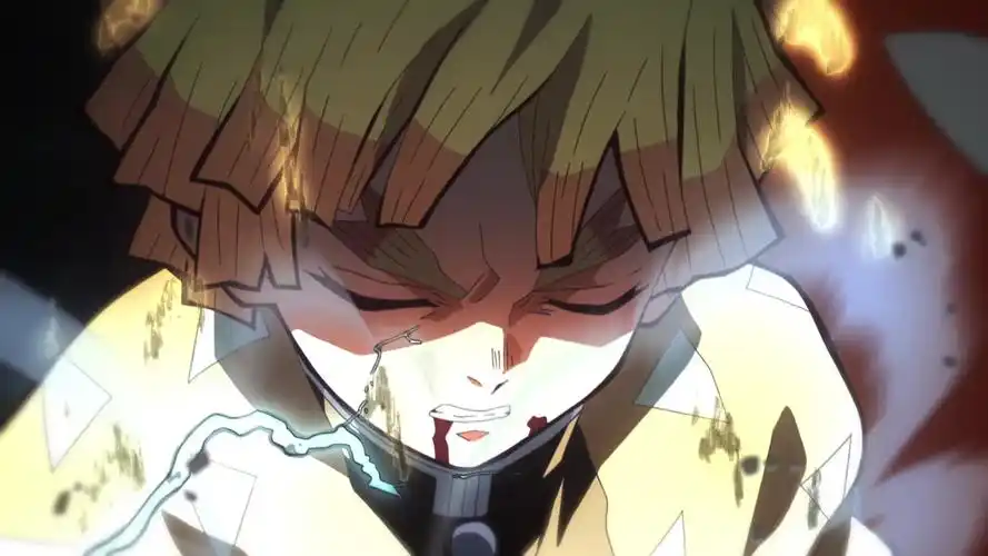 我妻善逸「雷之呼吸·一之型·霹雳一闪·六连击」