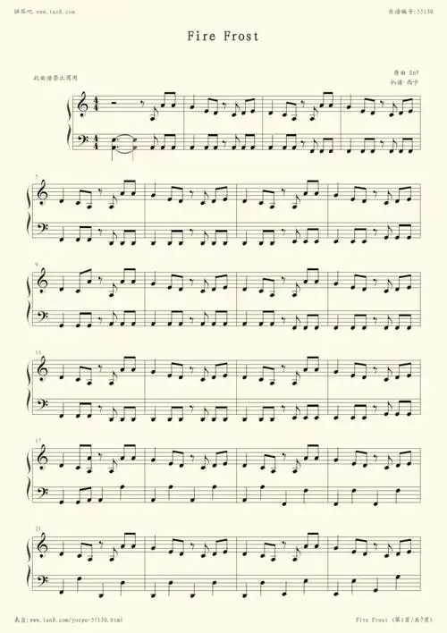 抖音断线钢琴谱,断线钢琴,断线钢琴简_文秘苑图库