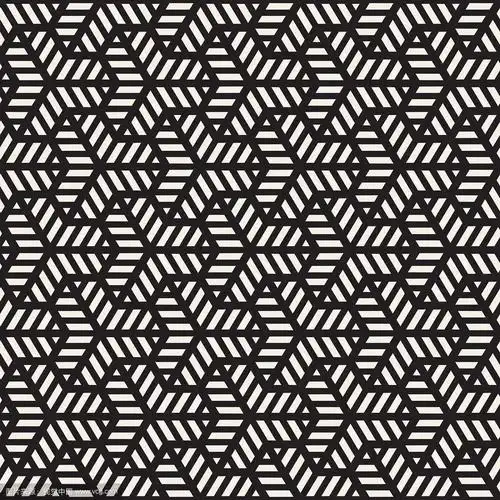 无缝黑白几何网格