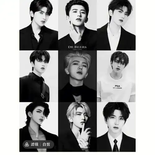 蔡徐坤九宫格来啦