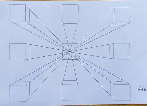 平行透视作为最基础的透视法,能较简单直观表现物体空间感.