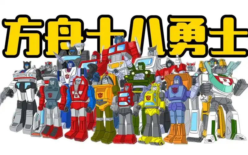 汽车人初代核心成员!变形金刚—方舟十八勇士