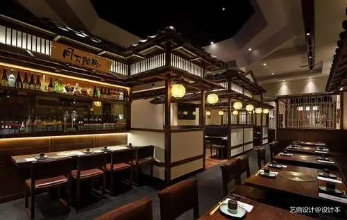 日式居酒屋设计浪杯万和牛烧肉居酒屋