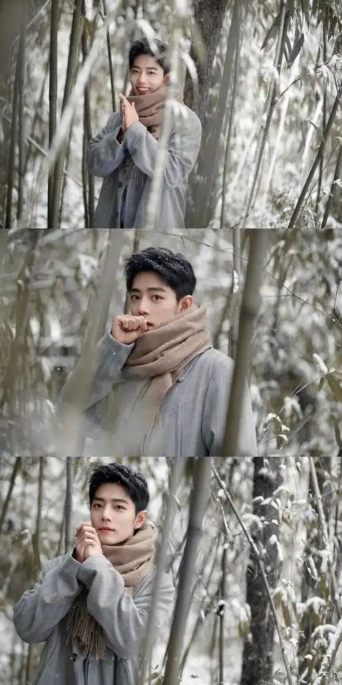 肖战冬至竹林大片