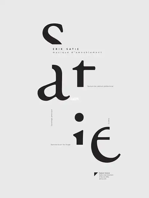 超简约排版设计_海报设计灵感