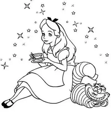 爱丽丝梦游仙境简笔画爱丽丝梦游仙境卡通人物简笔画教你爱丽丝怎么画