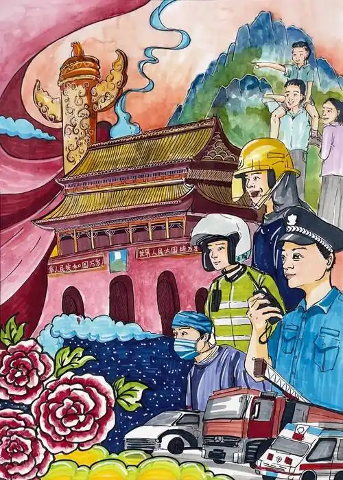 安全观·创新引领十周年"书画作品网络展——青少年学生组(绘画篇)