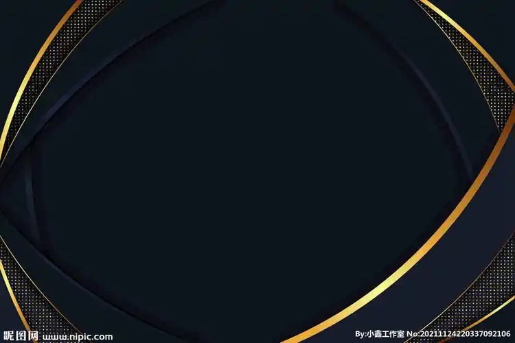 金色纹理的渐变黑色背景