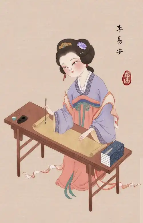 中国古风人物插画汉服美女插画合集