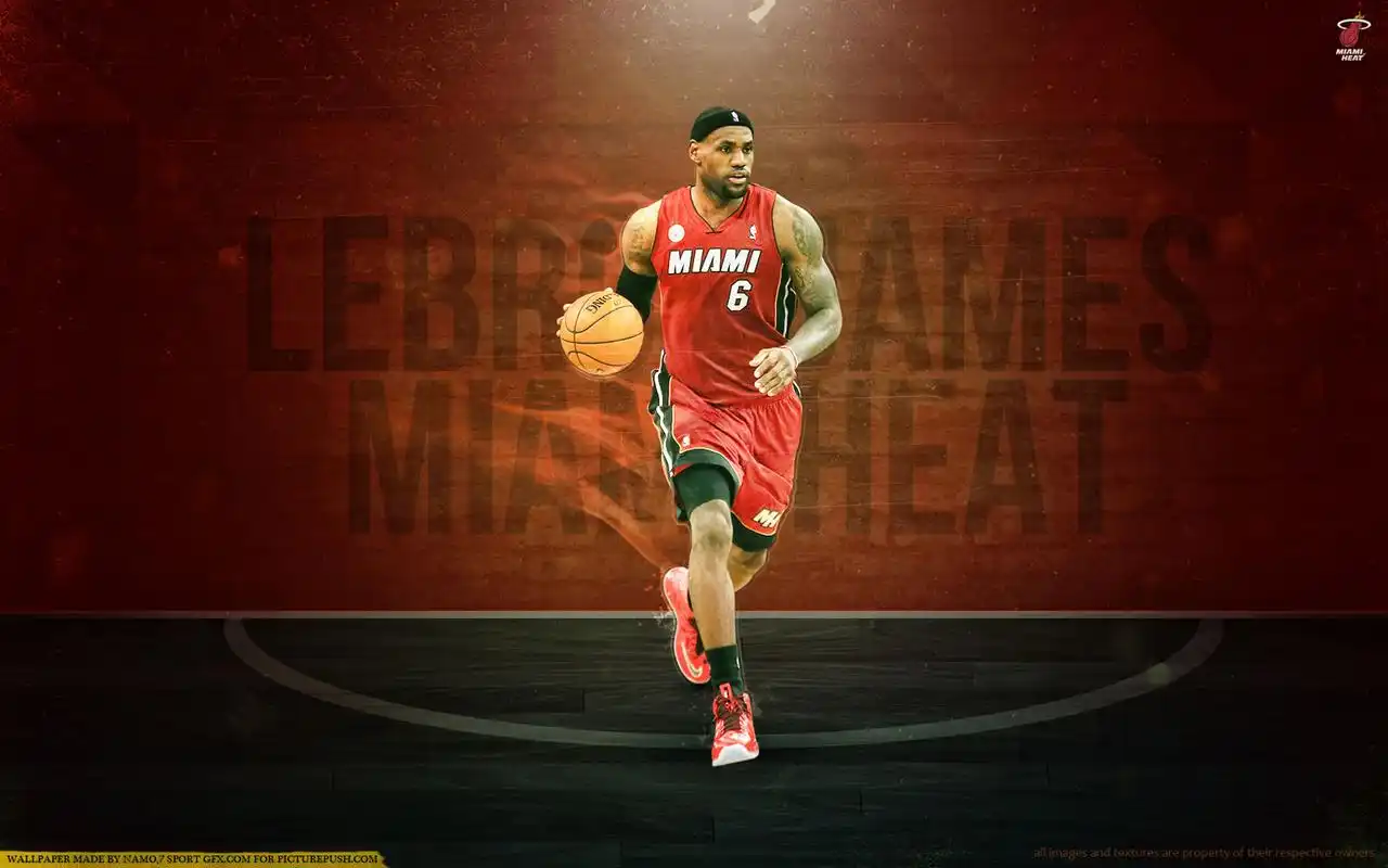 勒布朗詹姆斯体育篮球桌面壁纸