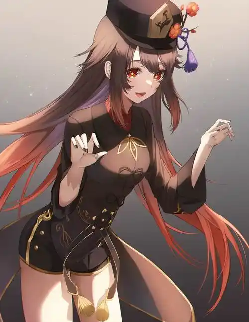 胡桃ame的胡桃插画图片