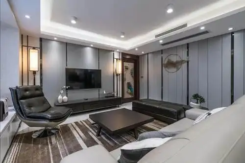 42款新中式客厅电视墙