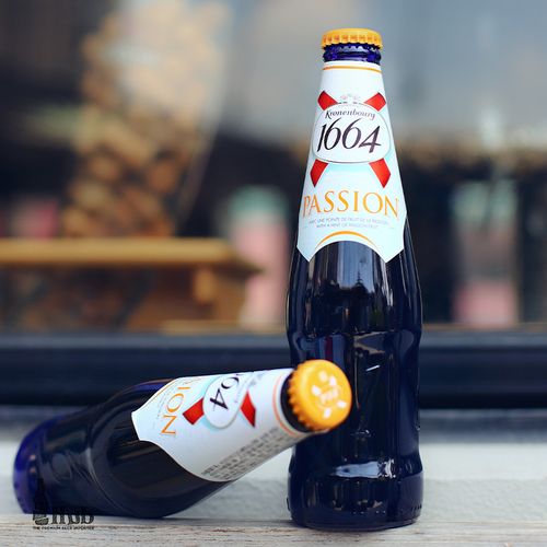 1664百香果风味法国果味小麦啤酒嘉士官方330ml啤酒