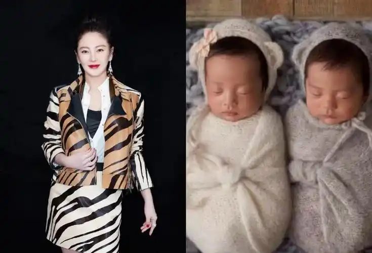 张雨绮龙凤胎近照曝光,2岁半儿子浓密头发抢镜,女儿独特出镜