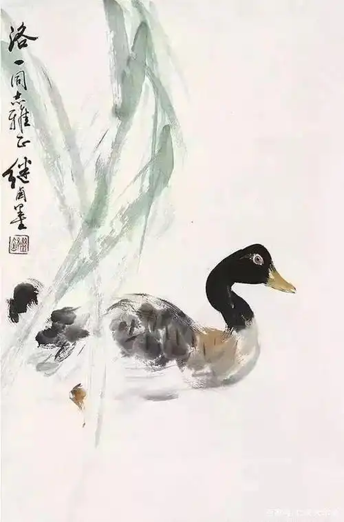 看古今名家笔下,不同鸭子画法