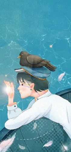 好看的动漫壁纸插画图,小清新风格插画作品