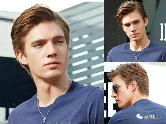 男生剪偏分头帅吗二八分发型帅炸