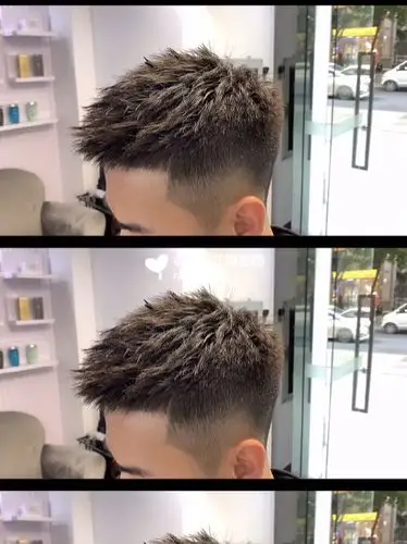 男生飞机头摩根烫发型推荐男士凌乱mogent