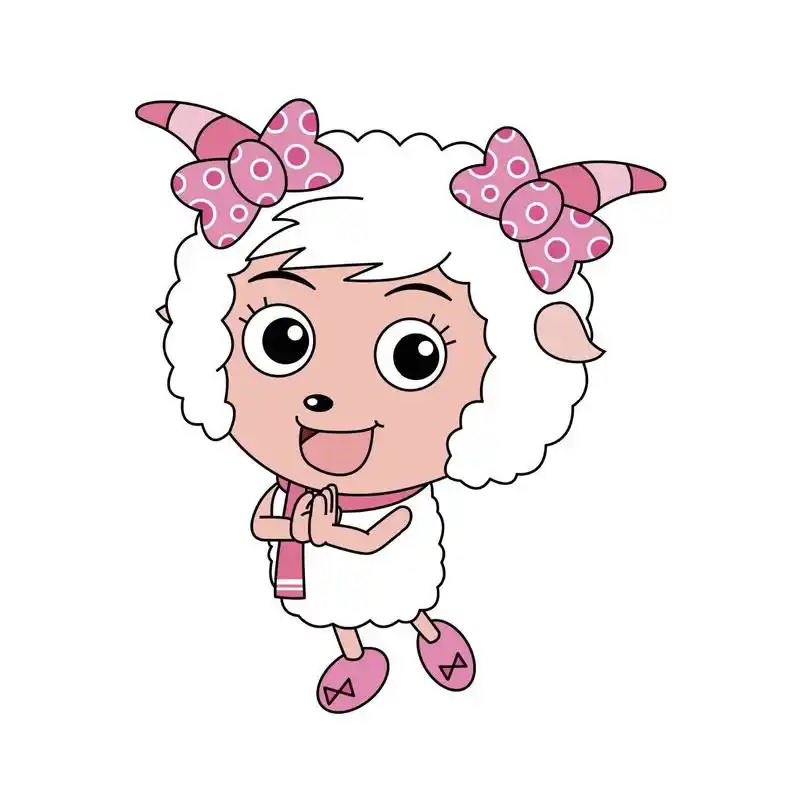 简笔画教程 | 喜羊羊与灰太狼之美羊羊 无敌可爱美丽的美羊羊来喽!