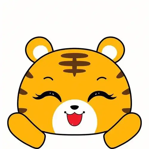新年环创素材可爱老虎
