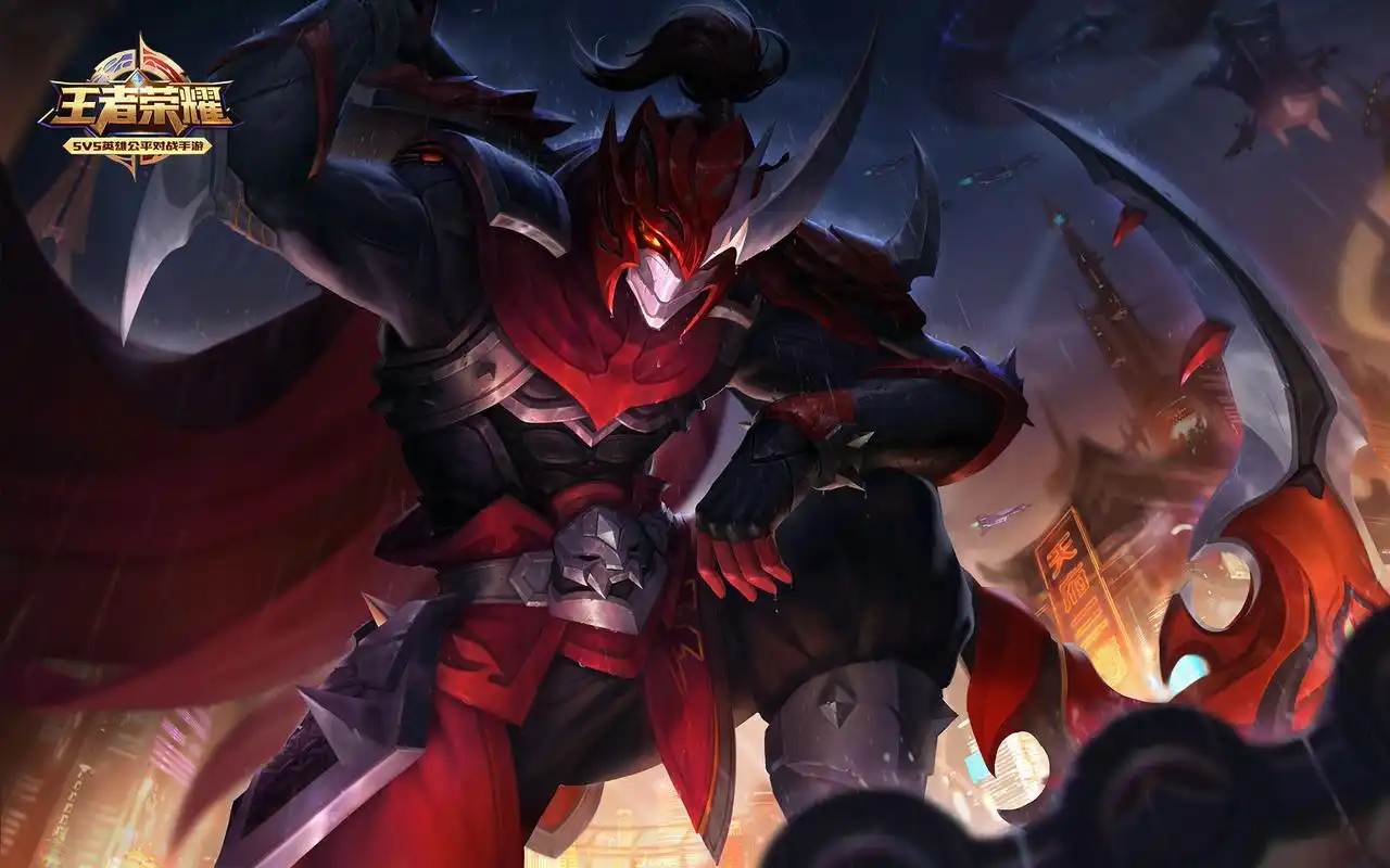 王者荣耀白起狰最终兵器白色死神皮肤图片壁纸_游戏壁纸_壁纸下载_美