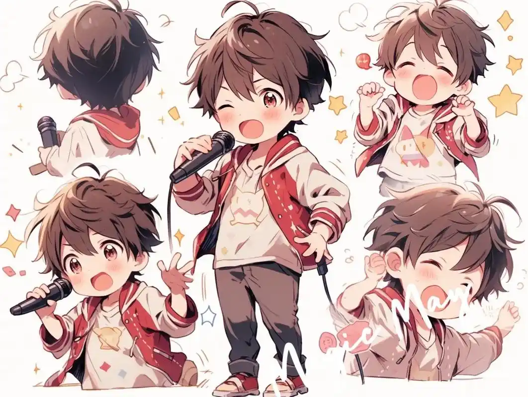 头像卡通的网红唱歌男生 - 抖音