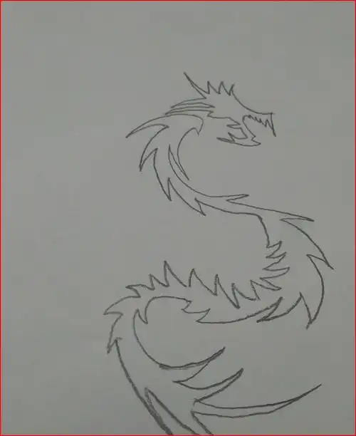 中国龙怎么画帅气