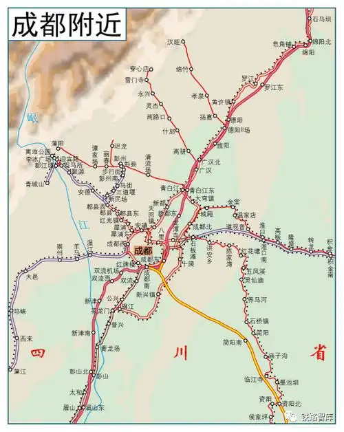 中国铁路营业线路图更新至2022年1月